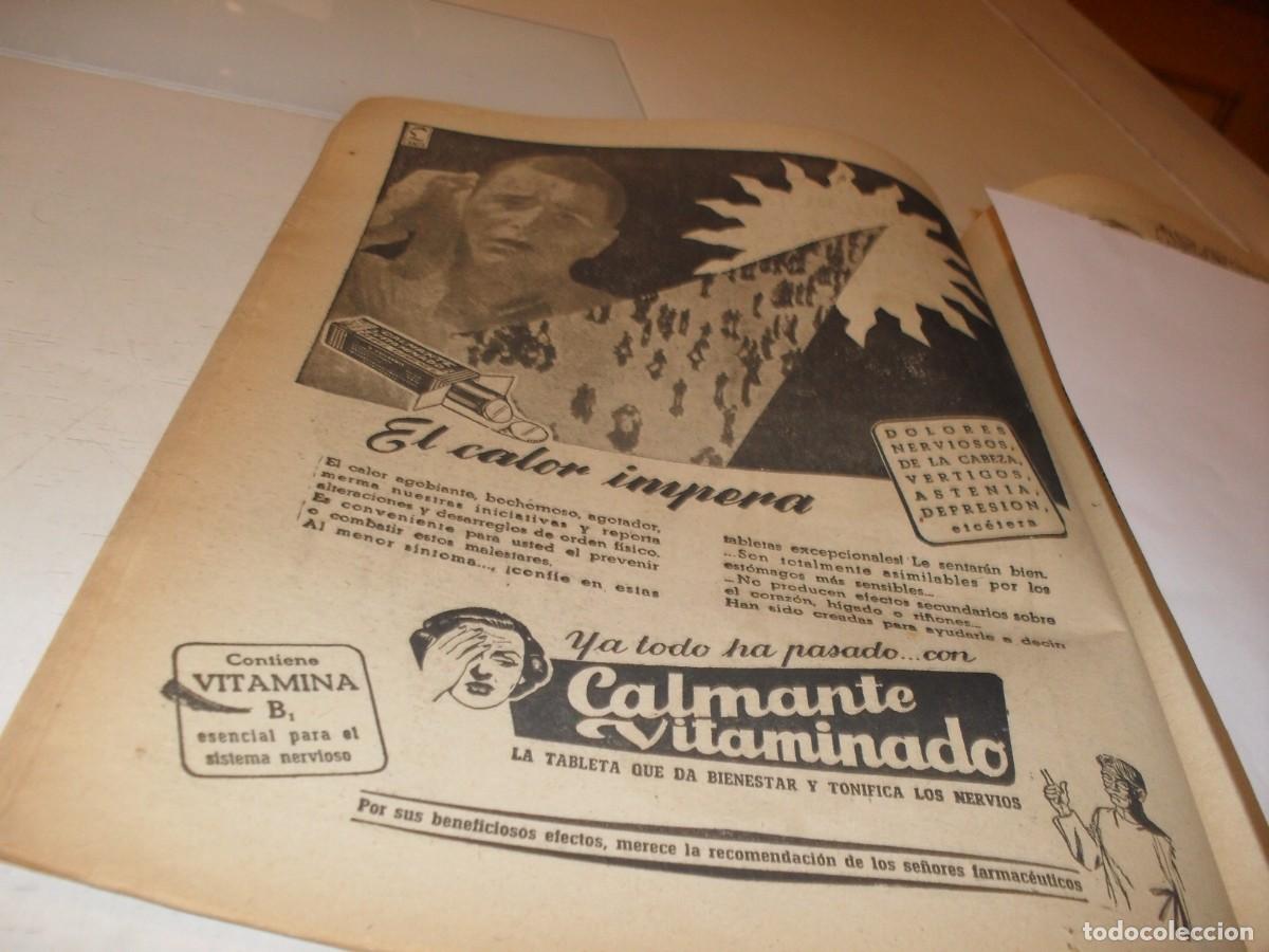 Cat&aacute;logos publicitarios: (REF 93),BELLA LAMINA PUBLICITARIA CALMANTE VITAMINADO,EDITADO EN 1957