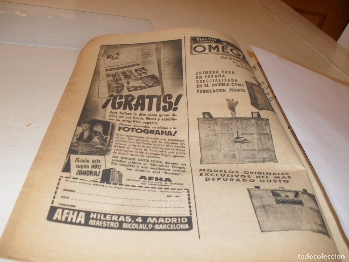 Cat&aacute;logos publicitarios: (REF 93),BELLA LAMINA PUBLICITARIA CURSOS DE FOTOGRAFI AFHA Y MUEBLES OMEGA,EDITADO EN 1957