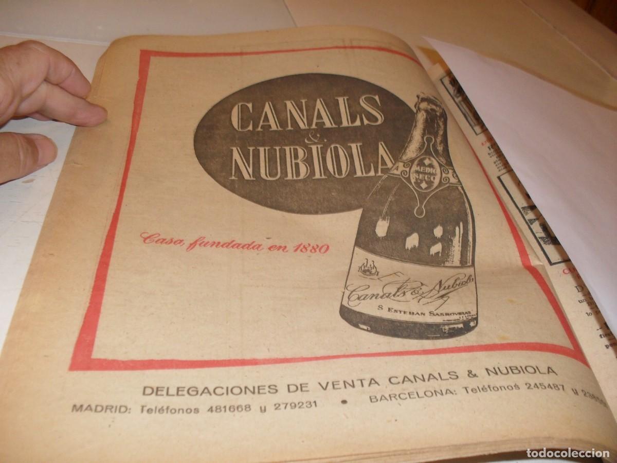 Cat&aacute;logos publicitarios: (REF 93),BELLA LAMINA PUBLICITARIA BEBIDAS CANALS&NUBIOLA+SECCION CHISTES,EDITADO EN 1957