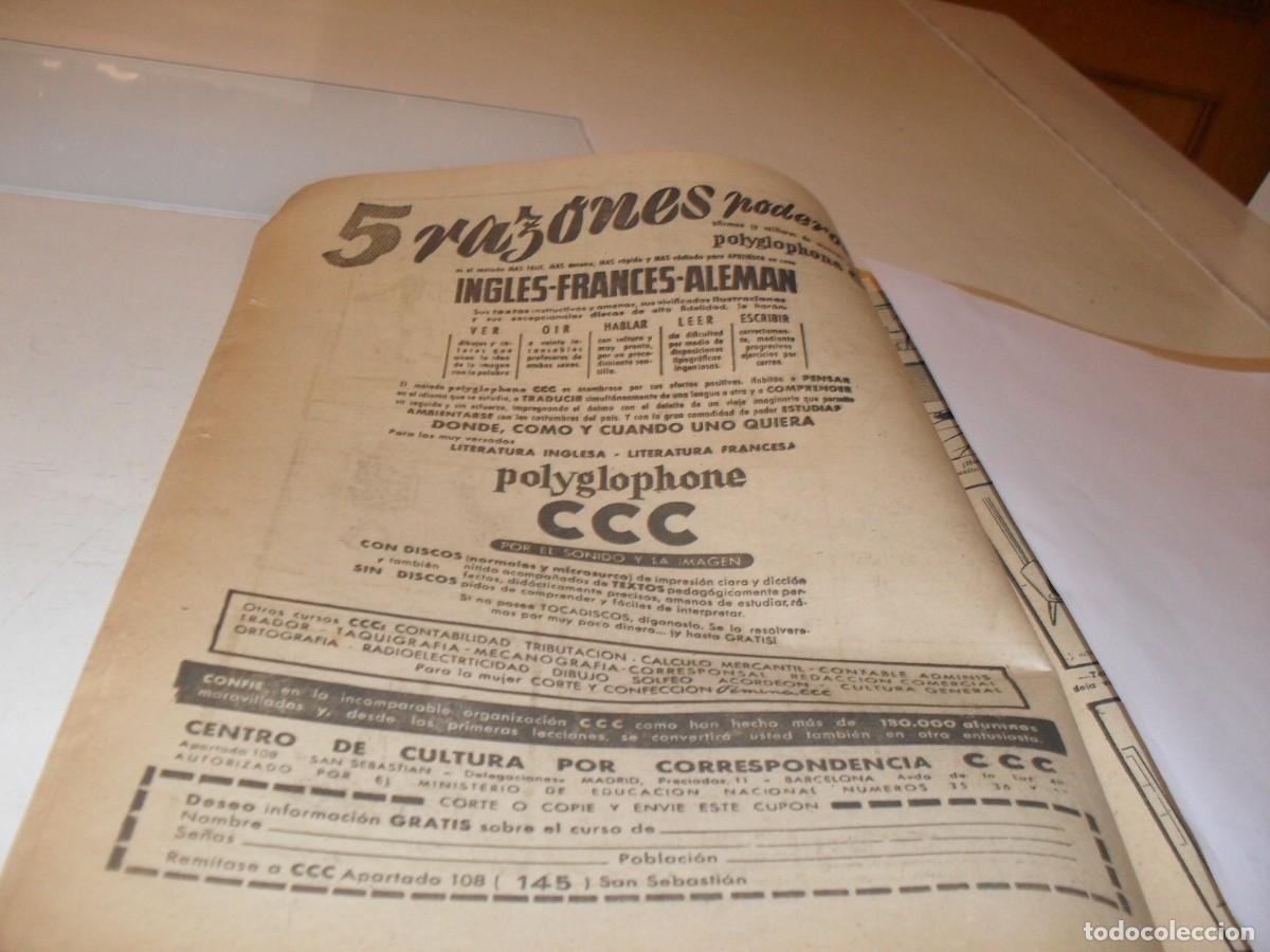 Cat&aacute;logos publicitarios: (REF 93),BELLA LAMINA PUBLICITARIA CURSOS IDIOMAS POLYGLOPHONE CCC ,EDITADO EN 1957