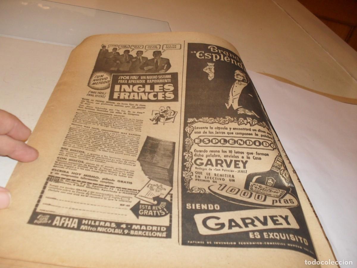Cat&aacute;logos publicitarios: (REF 93),BELLA LAMINA PUBLICITARIA BRANDY ESPELNDIDO GARVEY ,EDITADO EN 1957
