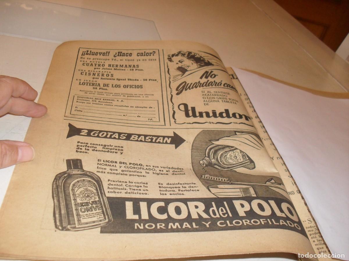 Cat&aacute;logos publicitarios: (REF 93),BELLA LAMINA PUBLICITARIA LICOR DEL POLO+SECCION CHISTES,EDITADO EN 1957