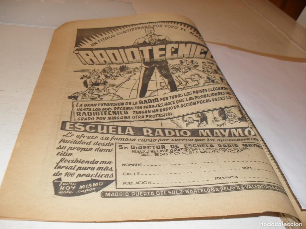 Cat&aacute;logos publicitarios: (REF 93),BELLA LAMINA PUBLICITARIA RADIOTECNICO ESCUELA RADIO MAYMO,EDITADO EN 1957