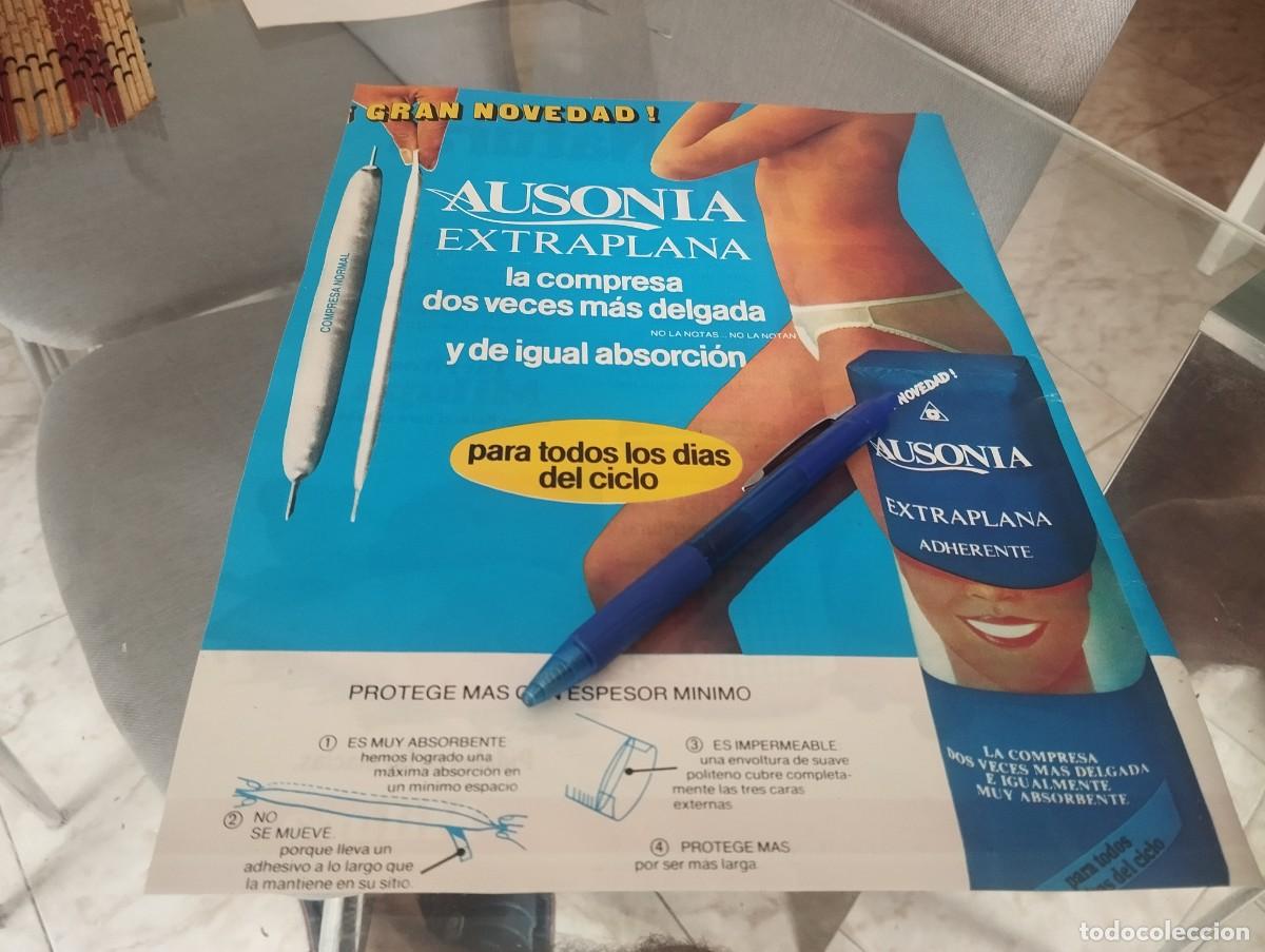 Cat&aacute;logos publicitarios: COMPRESAS TAMPAX AUSONIA EXTRAPLANA REVERSO POTITOS TARRITOS MILUPA ANUNCIO PUBLICIDAD REVISTA 1981