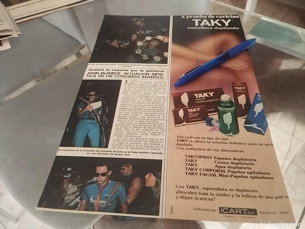 Cat&aacute;logos publicitarios: TAMPONES TAMPAX ANUNCIO PUBLICIDAD REVISTA 1981 BONITO PARA ENMARCAR