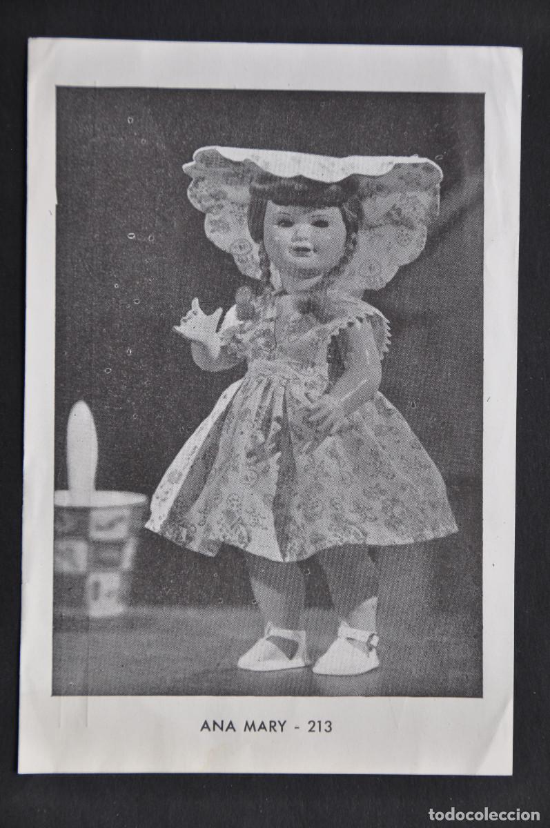 Cat&aacute;logos publicitarios: MU&Ntilde;ECA ANA MARY - PUBLICIDAD F&Aacute;BRICA DE MU&Ntilde;ECAS VICENTE BERENGUER VIDAL Y C&Iacute;A - ONIL (ALICANTE)