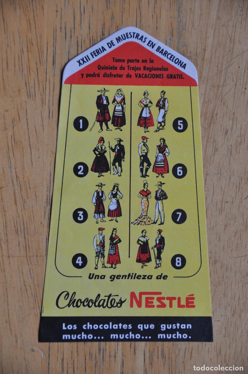 Cat&aacute;logos publicitarios: PUBLICIDAD DE CHOCOLATES NESTL&Eacute; EN LA XXII FERIA DE MUESTRAS DE BARCELONA