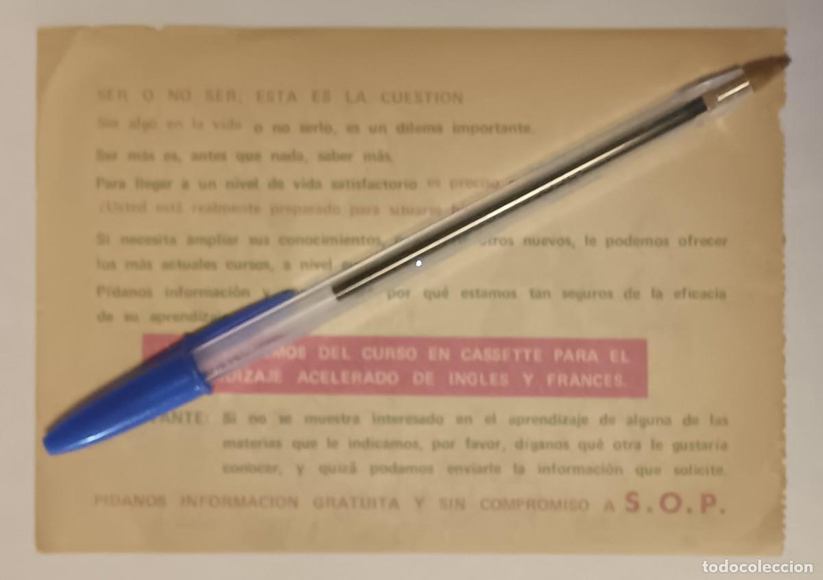 Advertising Catalogs: Folleto curso de idiomas-1969.