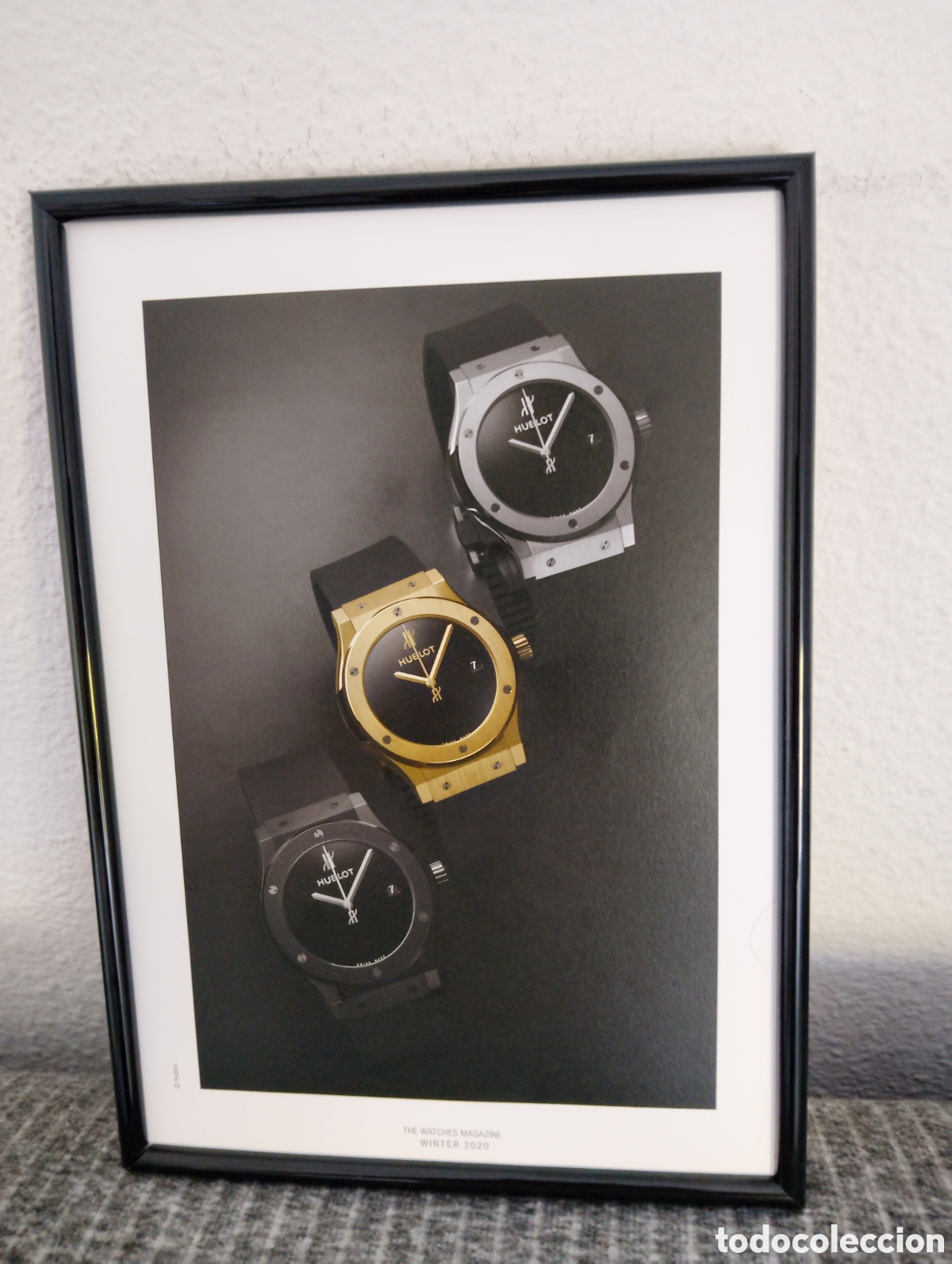 Cat&aacute;logos publicitarios: Hublot relojes anuncio original con marco