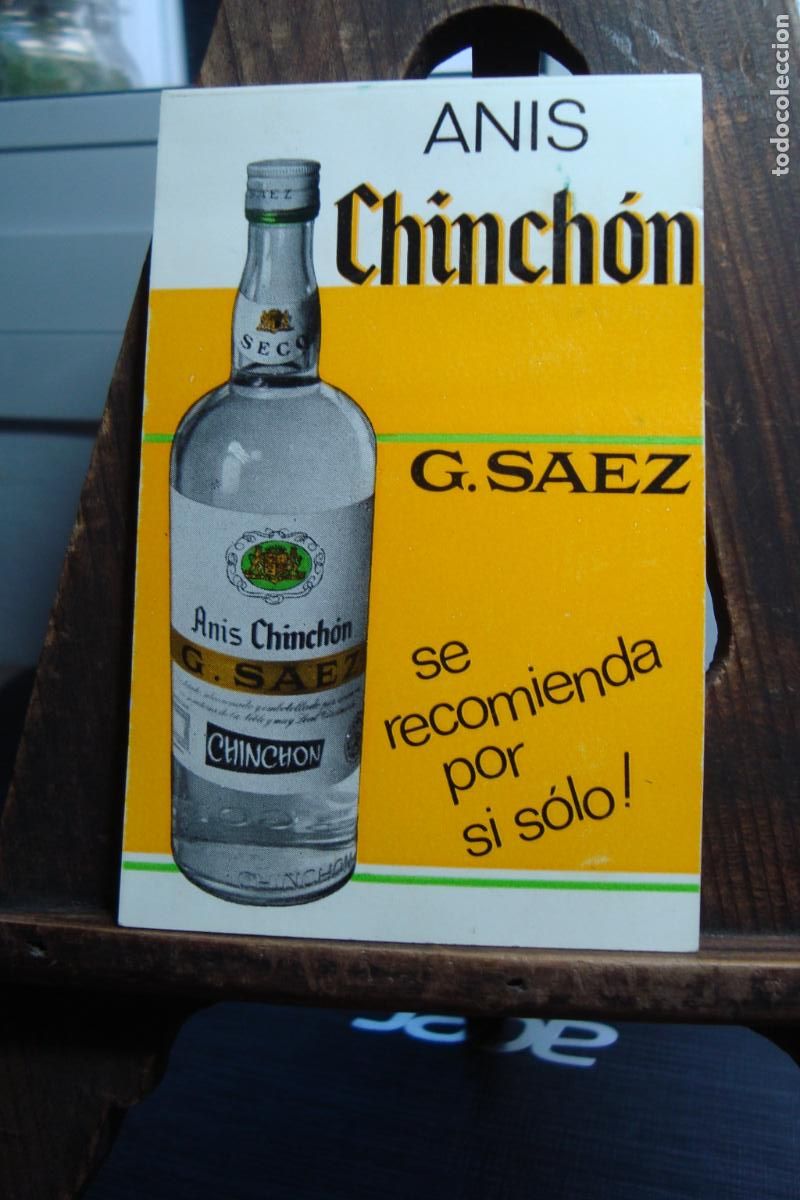 Cat&aacute;logos publicitarios: ANTIGUO BLOC AGENDA PUBLICITARIA ANIS CHINCHON G.SAEZ.