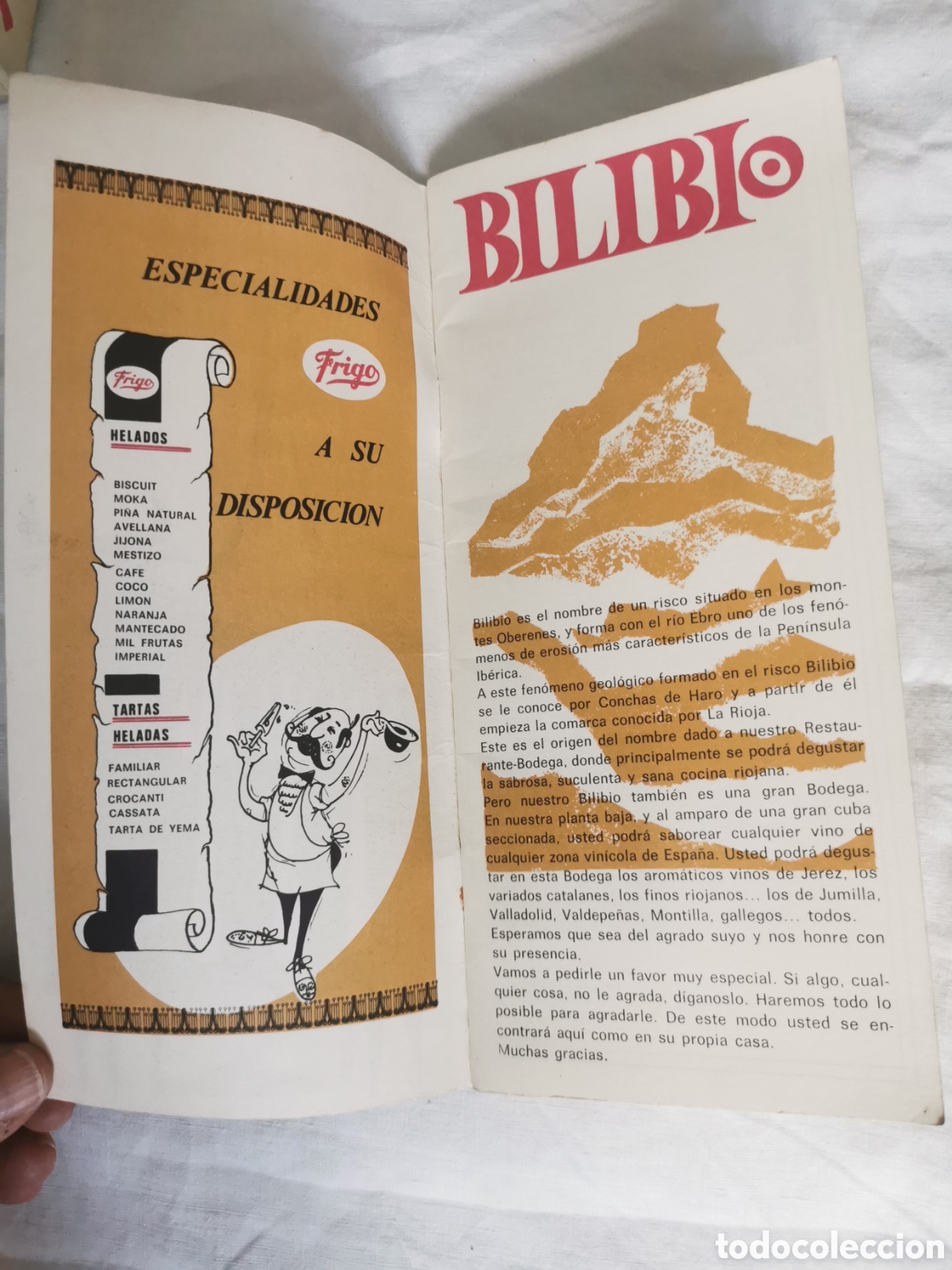 Cat&aacute;logos publicitarios: Folleto restaurante Bilibio Madrid - Foto 2