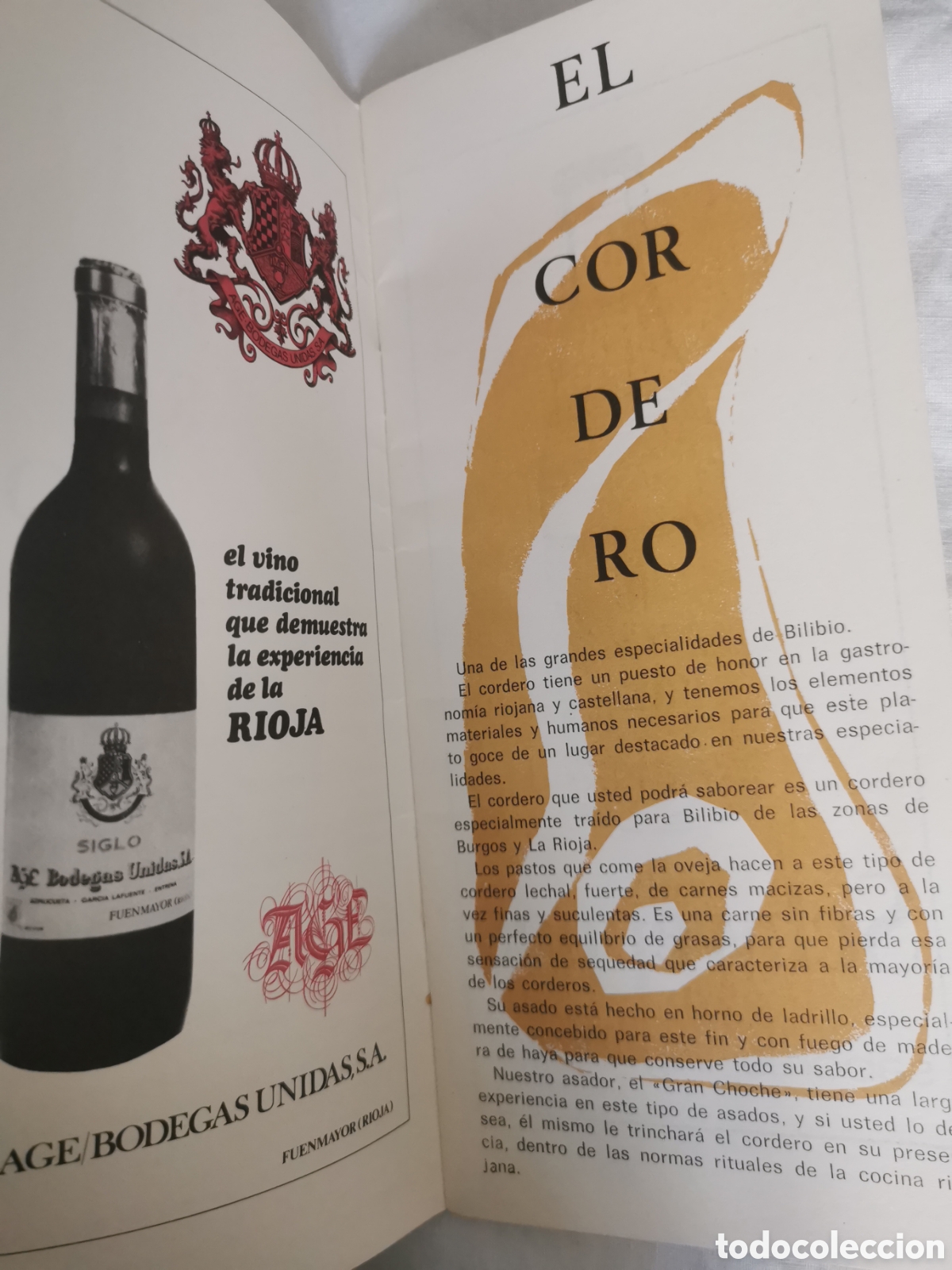Cat&aacute;logos publicitarios: Folleto restaurante Bilibio Madrid - Foto 3