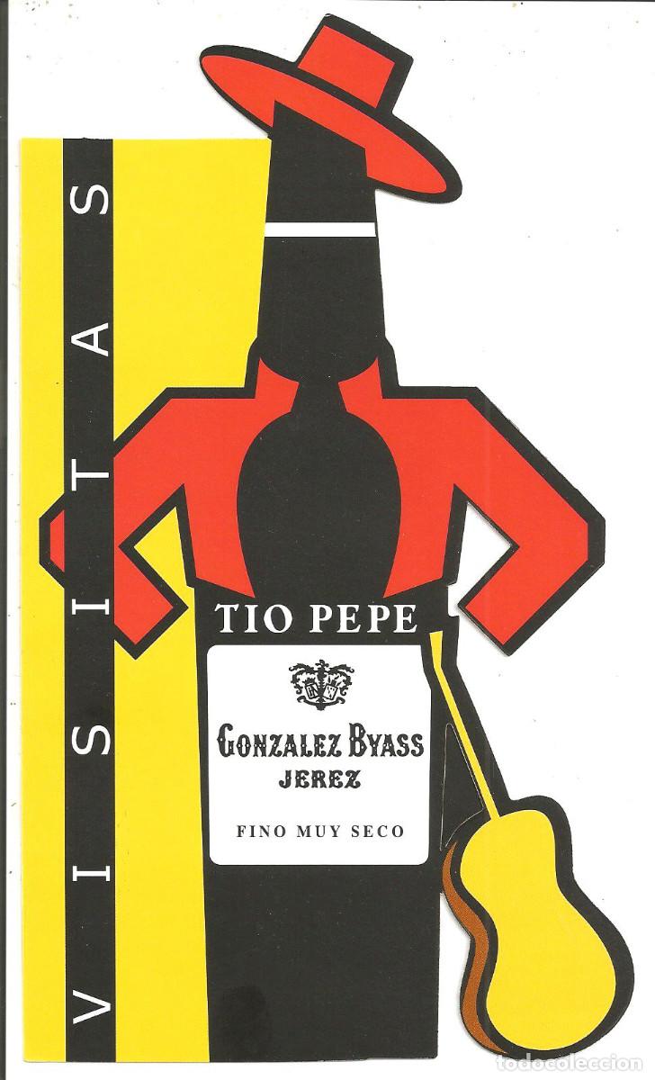 Cat&aacute;logos publicitarios: PUBLICIDAD TROQUELADA DE T&Iacute;O PEPE - GONZALEZ BYASS, JEREZ - VISITAS A SU BODEGAS