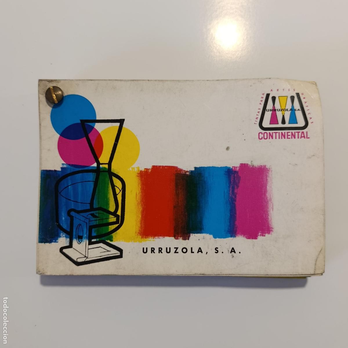 Catalogues publicitaires: CATALOGO DE COLORES URRUZOLA. TINTAS PARA ARTES GR&Aacute;FICAS CONTINENTAL. IMPRENTA