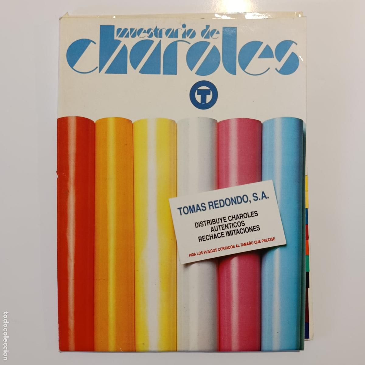 Cat&aacute;logos publicitarios: CATALOGO MUESTRARIO DE CHAROLES. TOMAS REDONDO. PAPEL Y CARTULINA