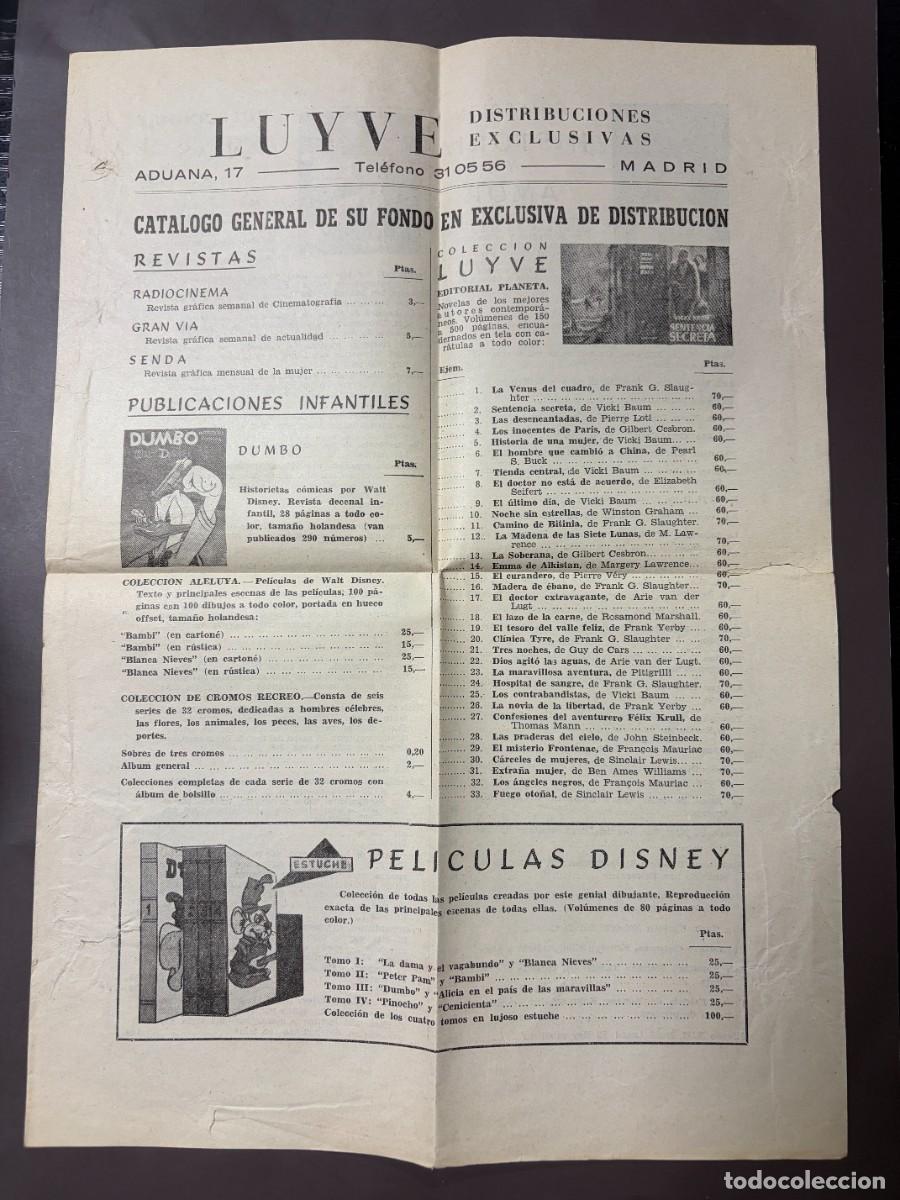 Werbekataloge: CAT&Aacute;LOGO LUYVE DISTRIBUCIONES EXCLUSIVAS &ndash; LIBROS, REVISTAS Y DISNEY &ndash; MADRID &ndash;