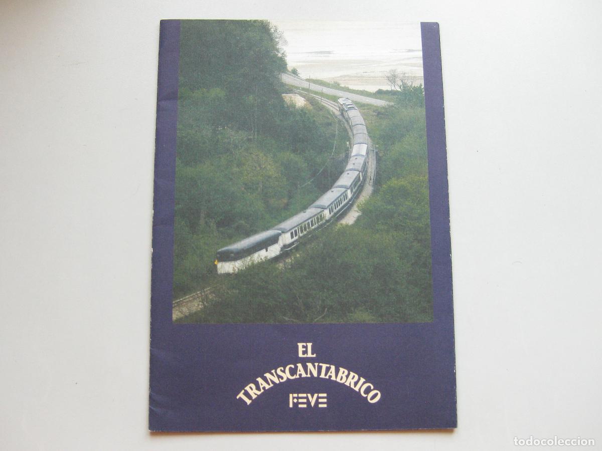 Cat&aacute;logos publicitarios: CAT&Aacute;LOGO FOLLETO DESPLEGABLE CON TARIFAS DEL TRANSCANT&Aacute;BRICO. FERROCARRIL DE VIA ESTRECHA. 1999