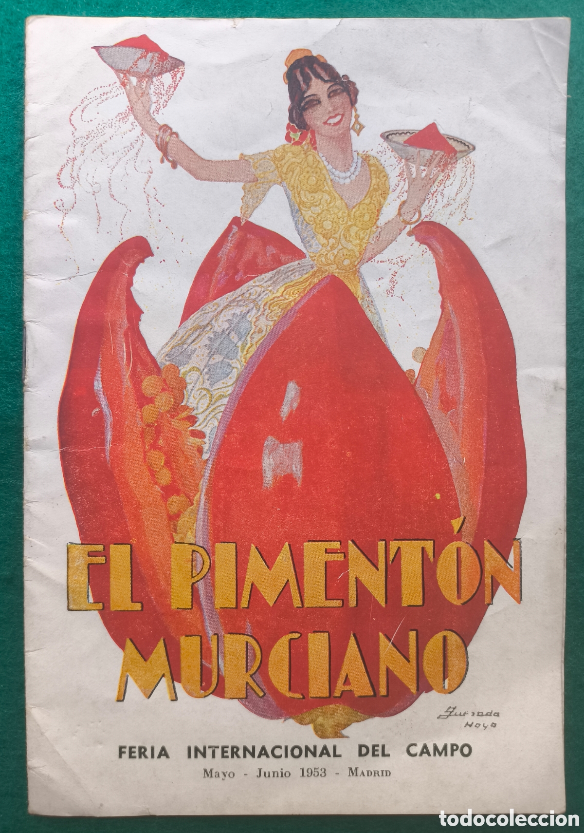 Advertising Catalogs: FERIA INTERNACIONAL DEL CAMPO EL PIMENT&Oacute;N MURCIANO 1953