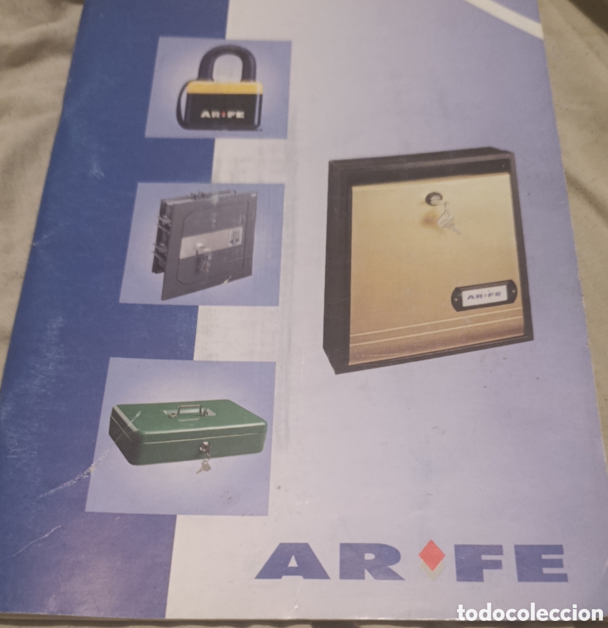Cat&aacute;logos publicitarios: Cat&aacute;logo Comercial Cajas Fuertes y Caudales ARFE - Publicidad Ferreter&iacute;a / Segur