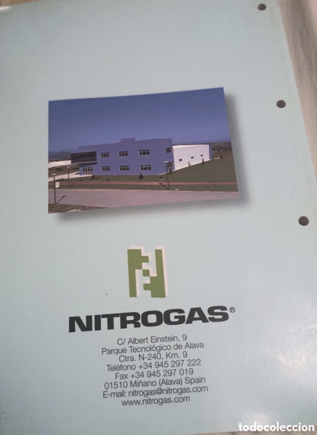Cat&aacute;logos publicitarios: Cat&aacute;logo T&eacute;cnico NITROGAS 05/06 - Cilindros de Gas y Troquelar&iacute;a (&Aacute;lava)