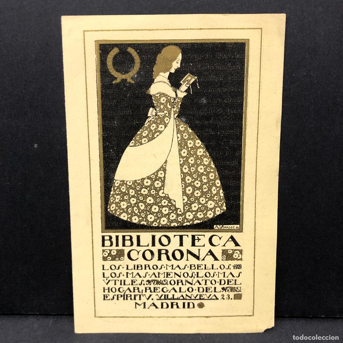 Cat&aacute;logos publicitarios: BIBLIOTECA CORONA - A. VIVANCA - LOS LIBROS MAS BELLOS - MADRID - FOLLETO PUBLICITARIO / 258
