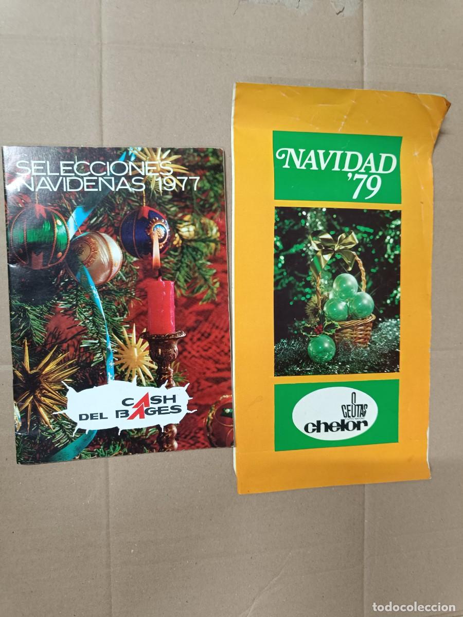 Cat&aacute;logos publicitarios: LOTE 2 ANTIGUOS PANFLETOS PUBLICIDAD NAVIDAD 1977 Y 1979, CHELOR S.C. GRAMENET Y CASH DEL BAGES P27