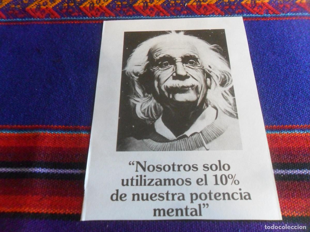 Cat&aacute;logos publicitarios: FLYER DIAN&Eacute;TICA RONALD HUBBARD. EINSTEIN NOSOTROS S&Oacute;LO UTILIZAMOS EL 10% DE NUESTRA POTENCIA MENTAL.