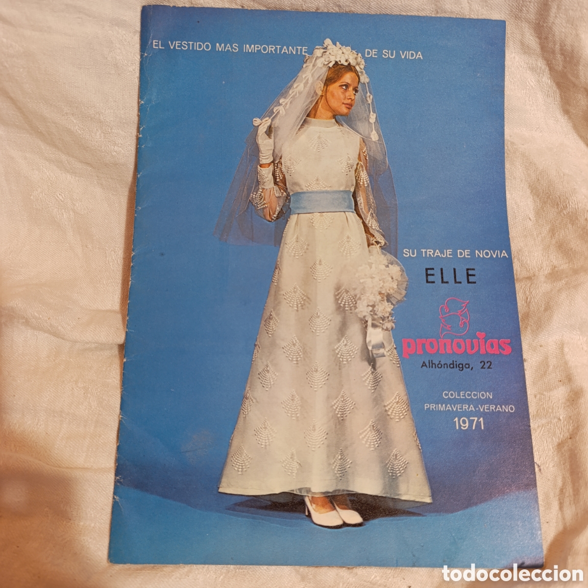 Cat&aacute;logos publicitarios: Cat&aacute;logo Vintage Pronovias - Colecci&oacute;n Primavera-Verano 1971 (Original)