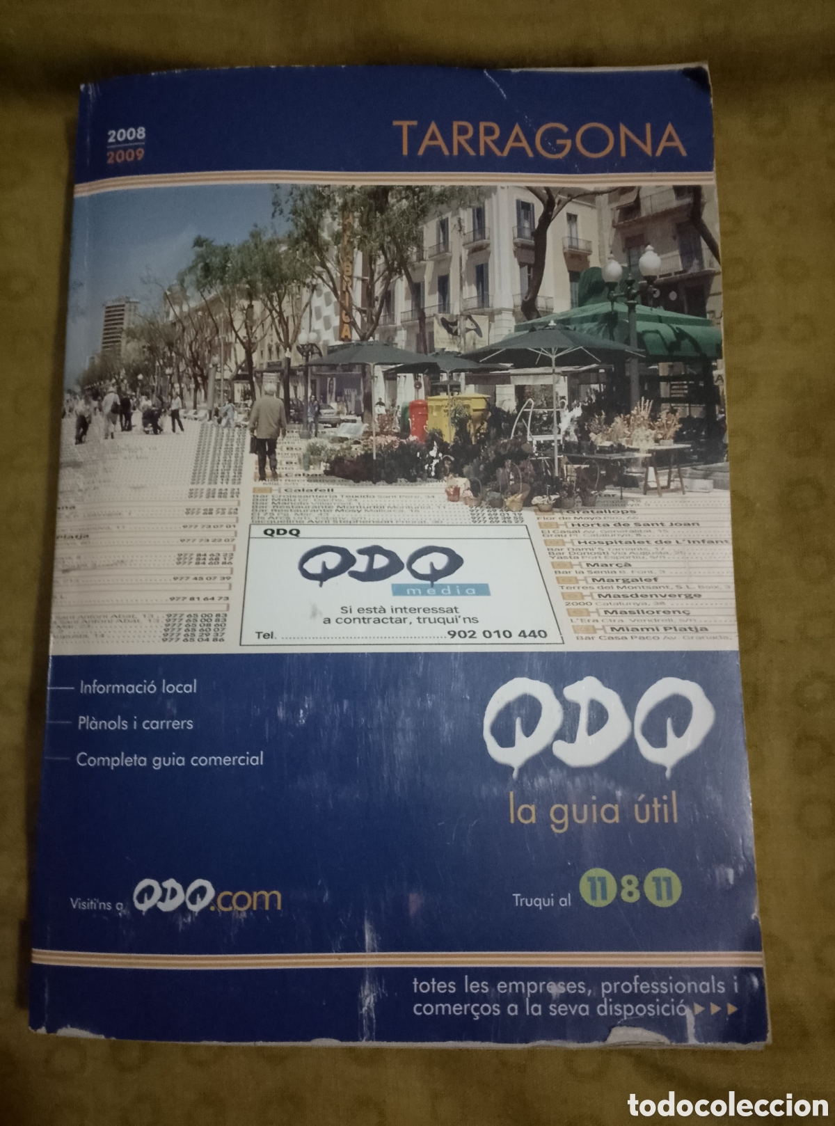 Cat&aacute;logos publicitarios: QDQ LA GUIA &Uacute;TIL TARRAGONA 2008/09