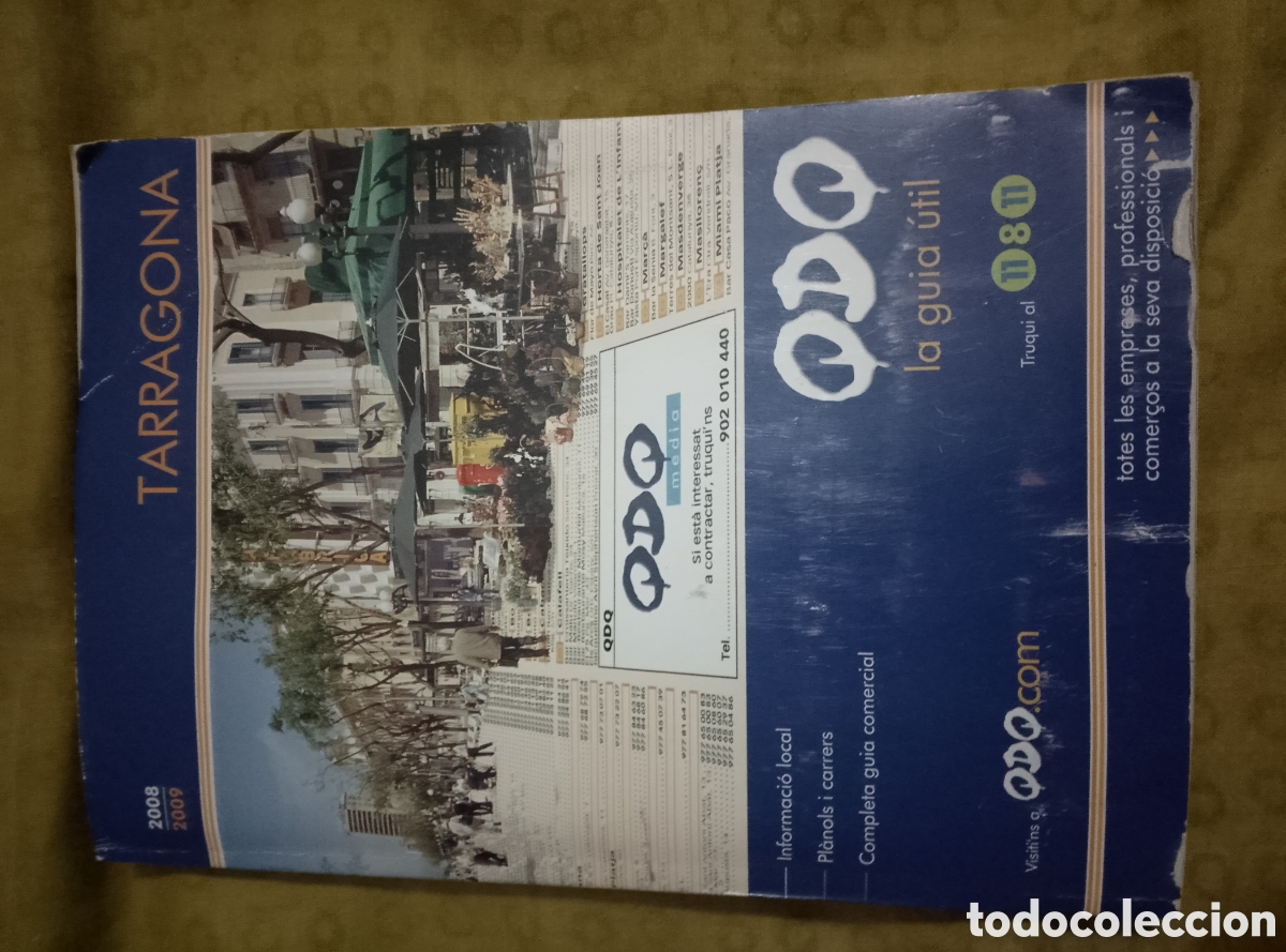 Cat&aacute;logos publicitarios: QDQ LA GUIA &Uacute;TIL TARRAGONA 2008/09