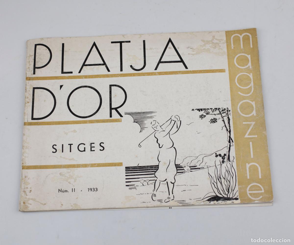 Cat&aacute;logos publicitarios: PLATJA D'OR, SITGES. NUM.II any 1933. Magazine.