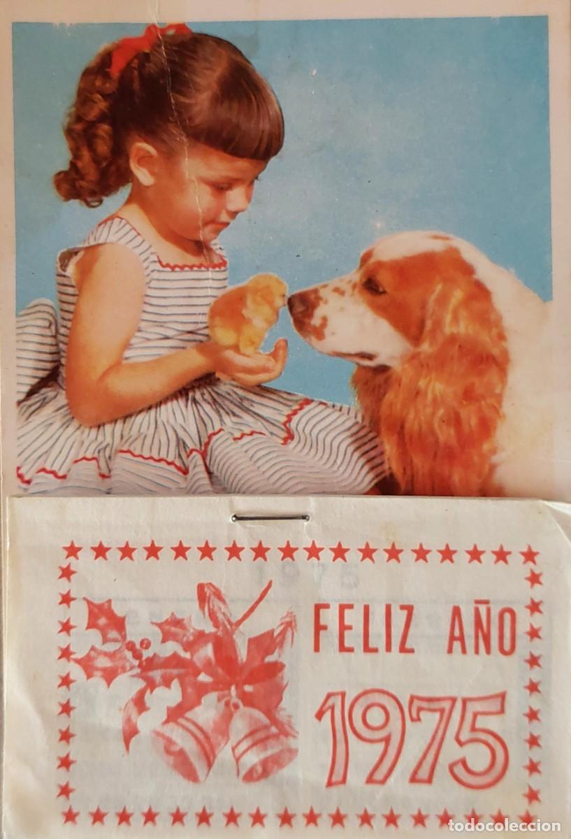 Cat&aacute;logos publicitarios: ANTIGUO CALENDARIO DE UBLICIDAD ( PARROQUIA DE SAN FRANCISCO JAVIER 1975