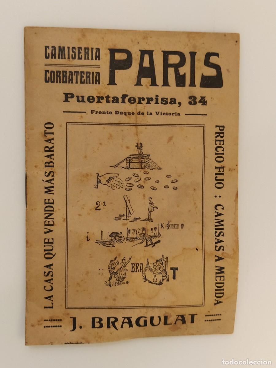 Cat&aacute;logos publicitarios: BARCELONA - CAMISERIA CORBATERIA PARIS - CATALOGO PUBLICIDAD -VER FOTOS