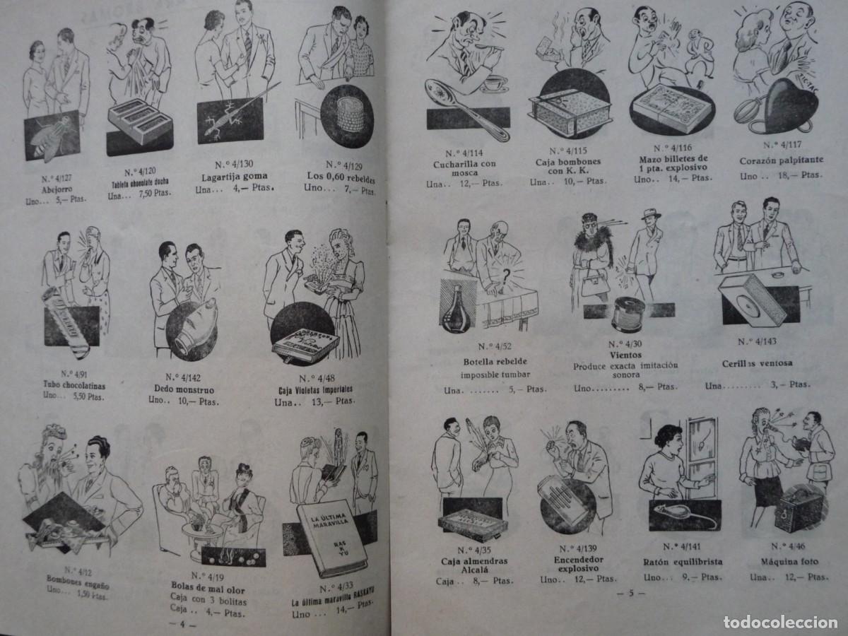 Cat&aacute;logos publicit&aacute;rios: CATALOGO DE ARTICULOS PARA BROMAS - EL ARCA DE NOE - A&Ntilde;O 1960