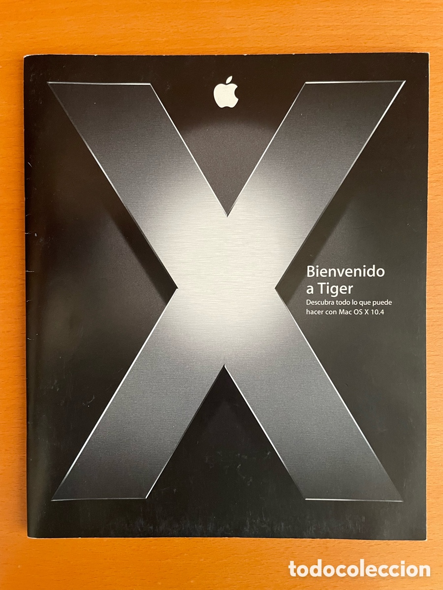 Cat&aacute;logos publicitarios: APPLE BIENVENIDO A TIGER &ndash; MAC OS X 10.4 &ndash; ORIGINAL 2005 &ndash; REF. 034-2882-A