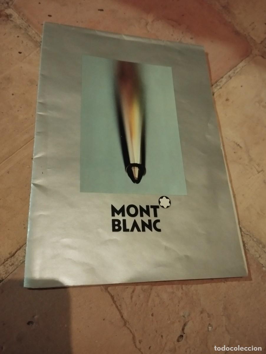 Cat&aacute;logos publicitarios: Catalogo desplegable Mont Blanc