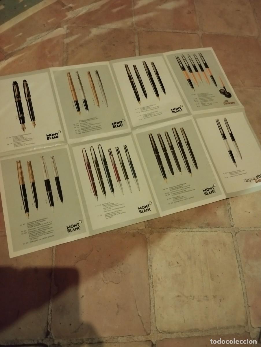 Cat&aacute;logos publicitarios: Catalogo desplegable Mont Blanc - Foto 3