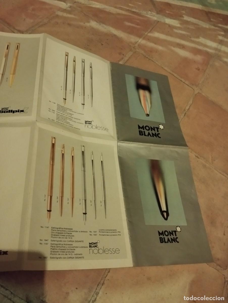 Cat&aacute;logos publicitarios: Catalogo desplegable Mont Blanc - Foto 7
