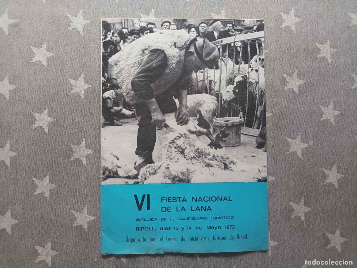 Cat&aacute;logos publicitarios: VI FIESTA NACIONAL DE LA LANA RIPOLL 1972