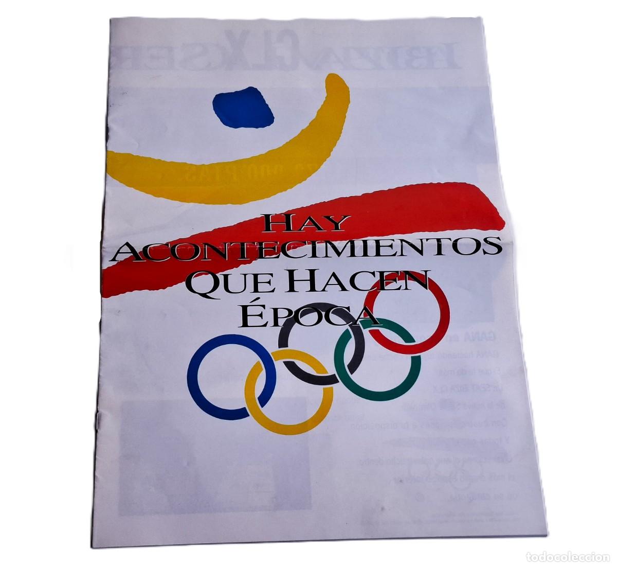 Catalogues publicitaires: BARCELONA 92 - FOLLETO O CATALOGO DE COCHE IBIZA SERIE OLIMPICA 1992 SEAT - 28X38.CM