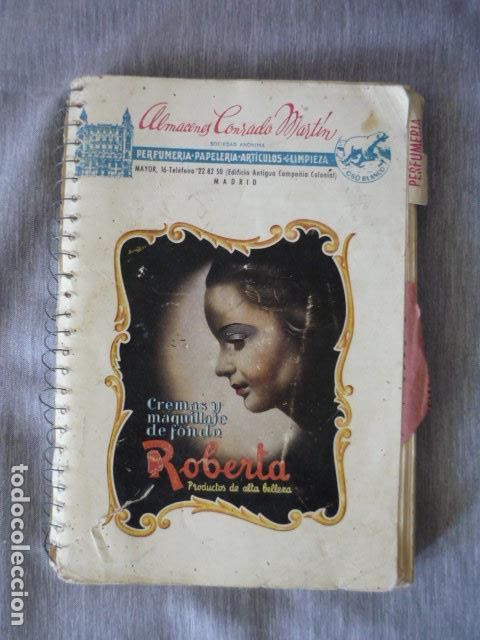 Cat&aacute;logos publicitarios: ALMACENES CONRADO MARTIN MARZO 1955 CATALOGO DE PRECIOS PERFUMERIA COSMETICA LIMPIEZA