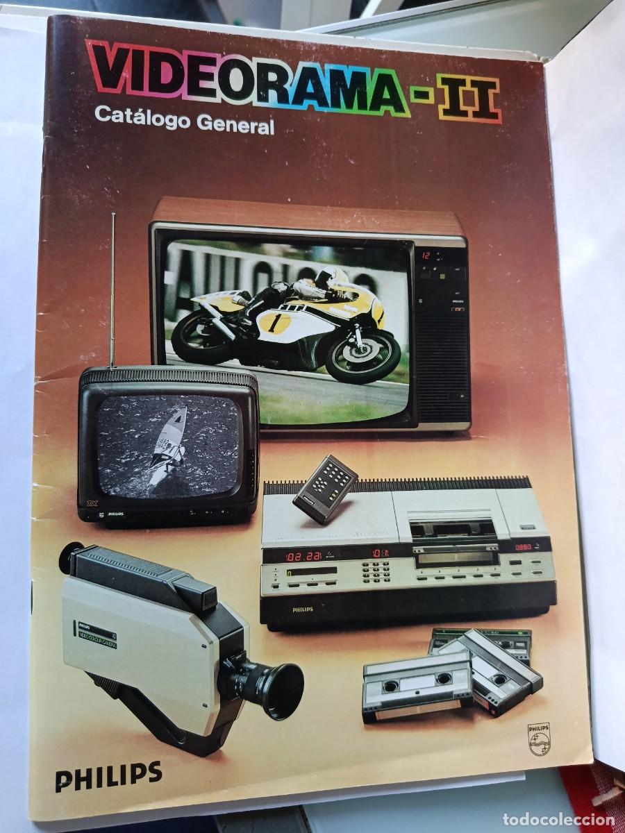 Cat&aacute;logos publicitarios: DIFICIL Catalogo publicitario en espa&ntilde;ol de PHILLIPS a&ntilde;os 80