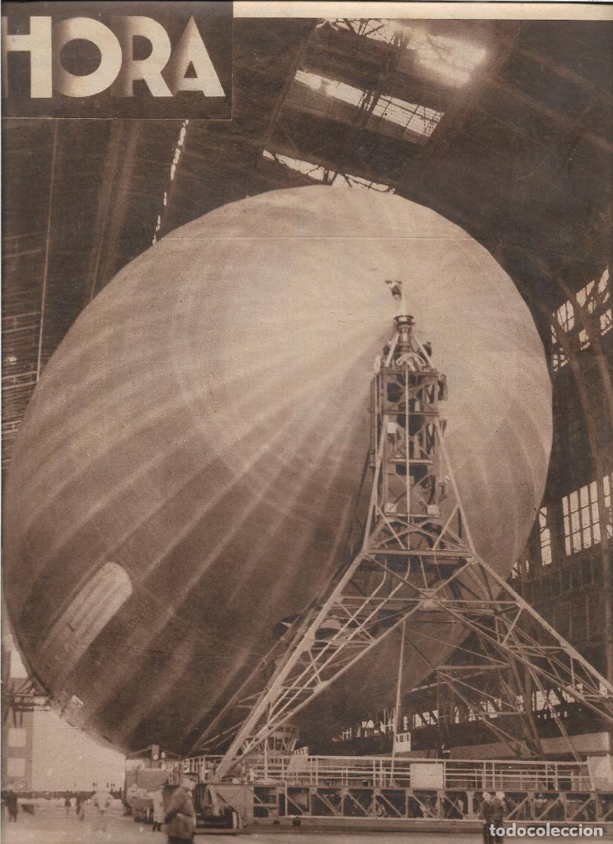 Cat&aacute;logos publicitarios: A&Ntilde;O 1933 RECORTE PRENSA ACCIDENTE AVIACION DESAPARICION DIRIGIBLE AKRON CAE AL MAR NUEVA YERSEY