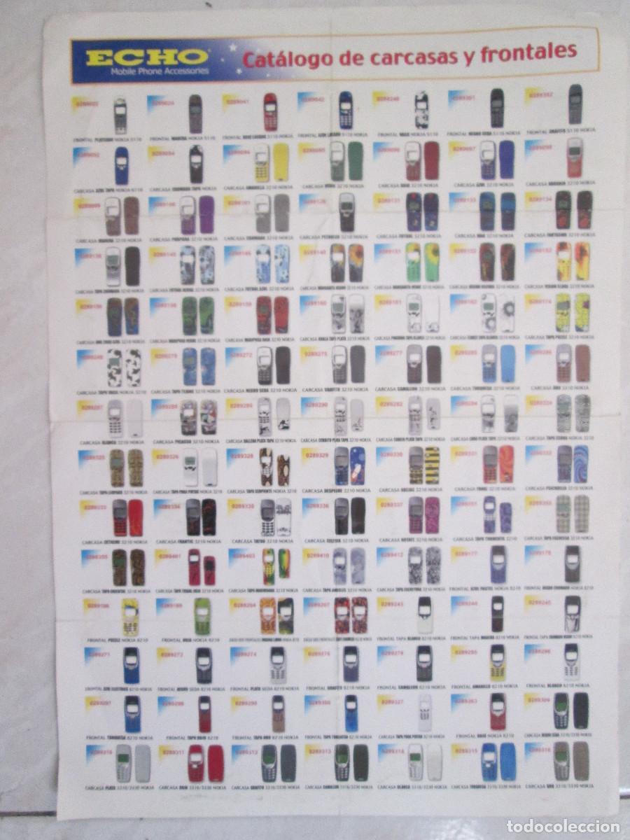 Cat&aacute;logos publicitarios: CARCASAS Y FRONTALES DE TELEFONO MOVIL - ECHO - 30X21 CM - HOJA A DOS CARAS