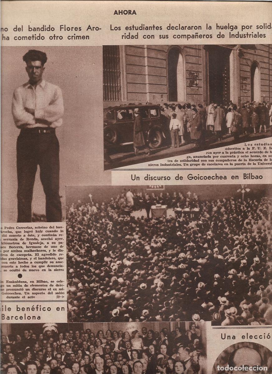 Cat&aacute;logos publicitarios: A&Ntilde;O 1933 PEDRO FLORES CERRERIAS SOBRINO BANDOLERO FLORES AROCHA FUGADO EN SERRANIA DE RONDA