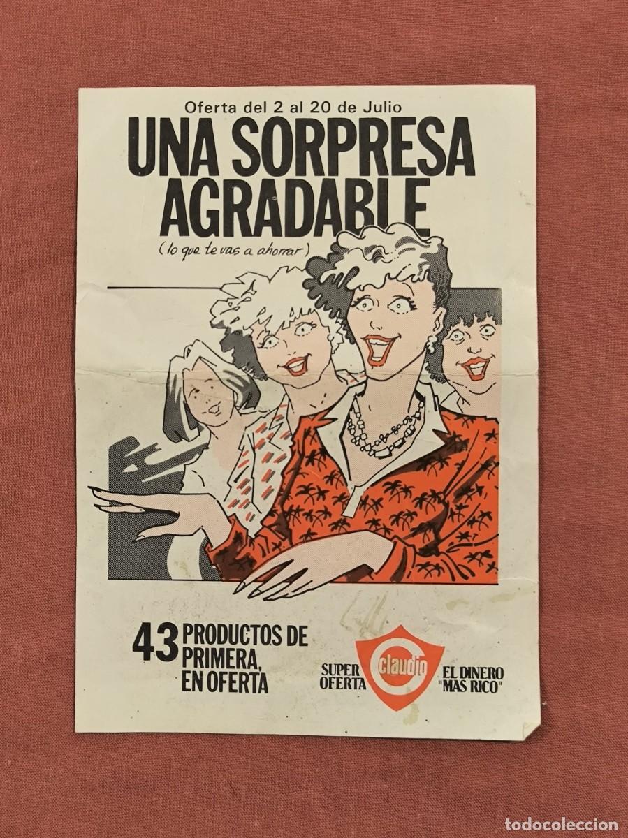 Cat&aacute;logos publicitarios: Folleto Publicitario Supermercados Claudio &ndash; Oferta Julio Una Sorpresa Agradable