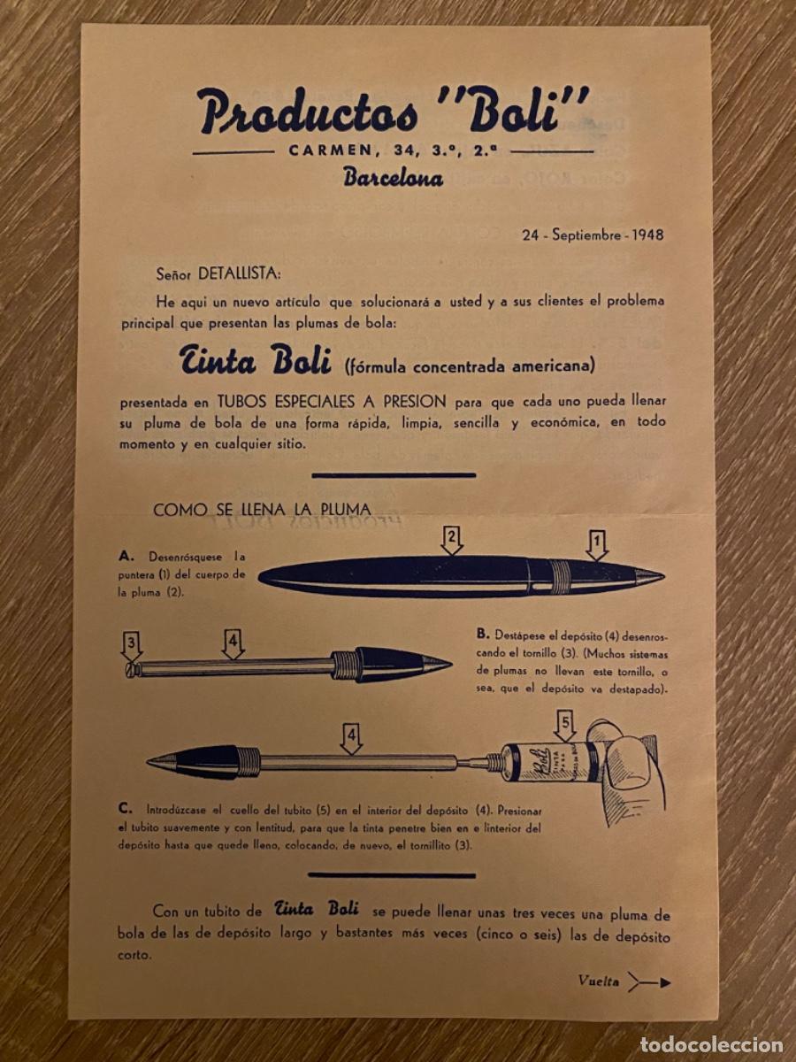 Cat&aacute;logos publicitarios: ANTIGUA PUBLICIDAD PRODUCTOS BOLI BARCELONA