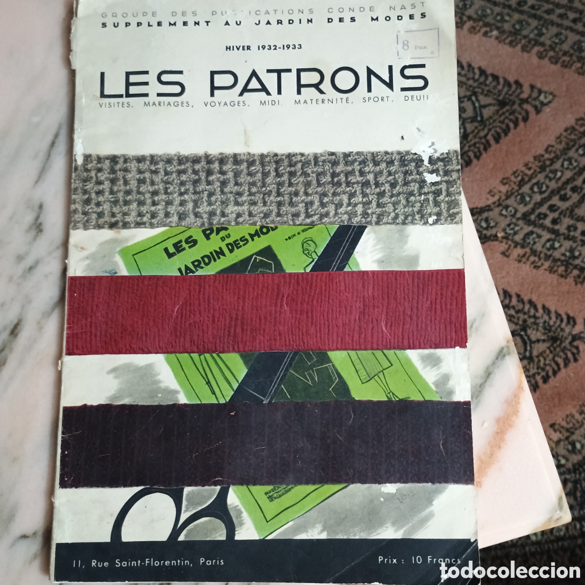Catalogues publicitaires: Les Patrons. Jard&iacute;n des modes. Hiver 1932-1933