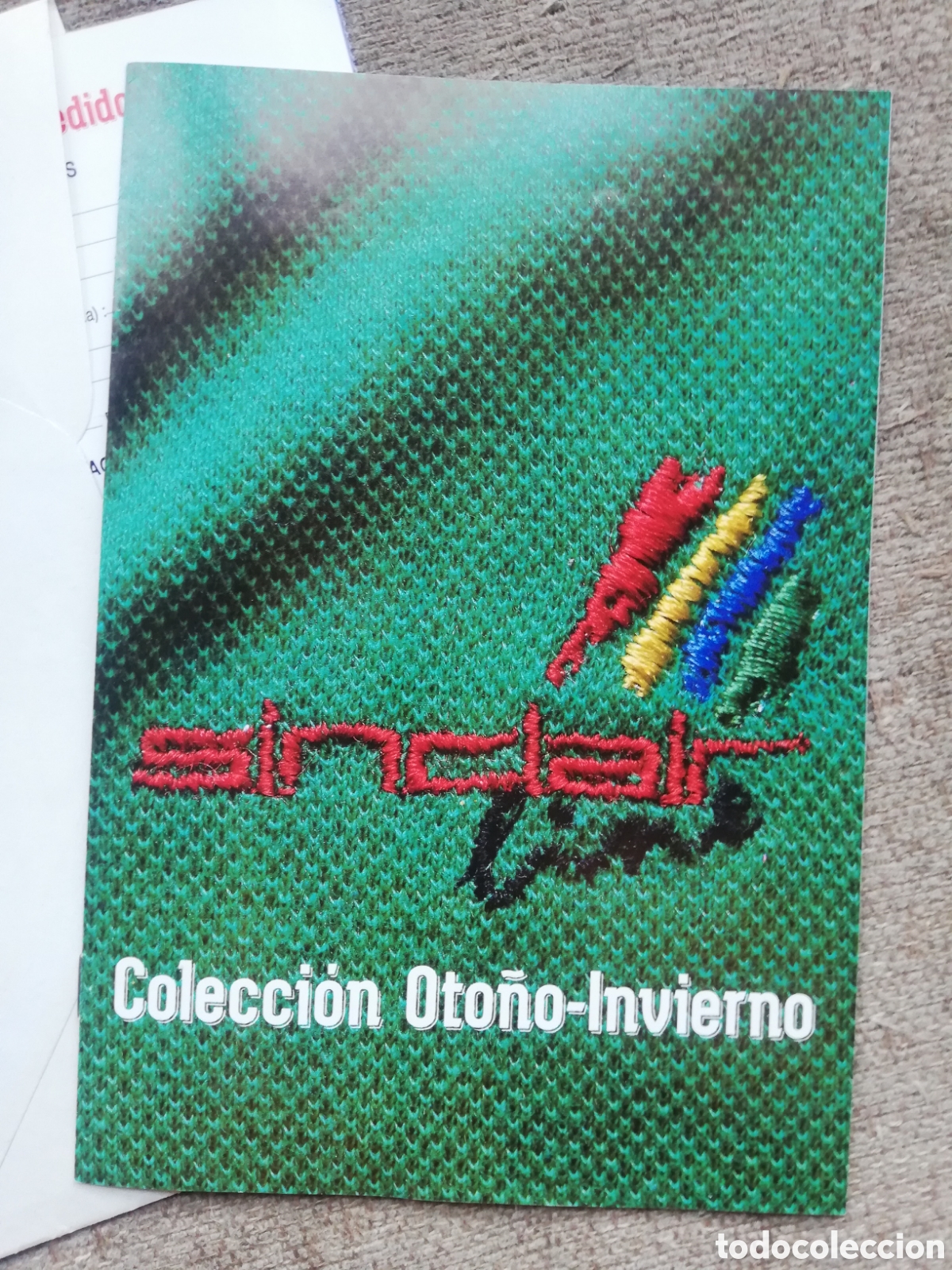 Cat&aacute;logos publicitarios: Folleto cat&aacute;logo publicitario Sinclair Line. Colecci&oacute;n Oto&ntilde;o-Invierno 1988