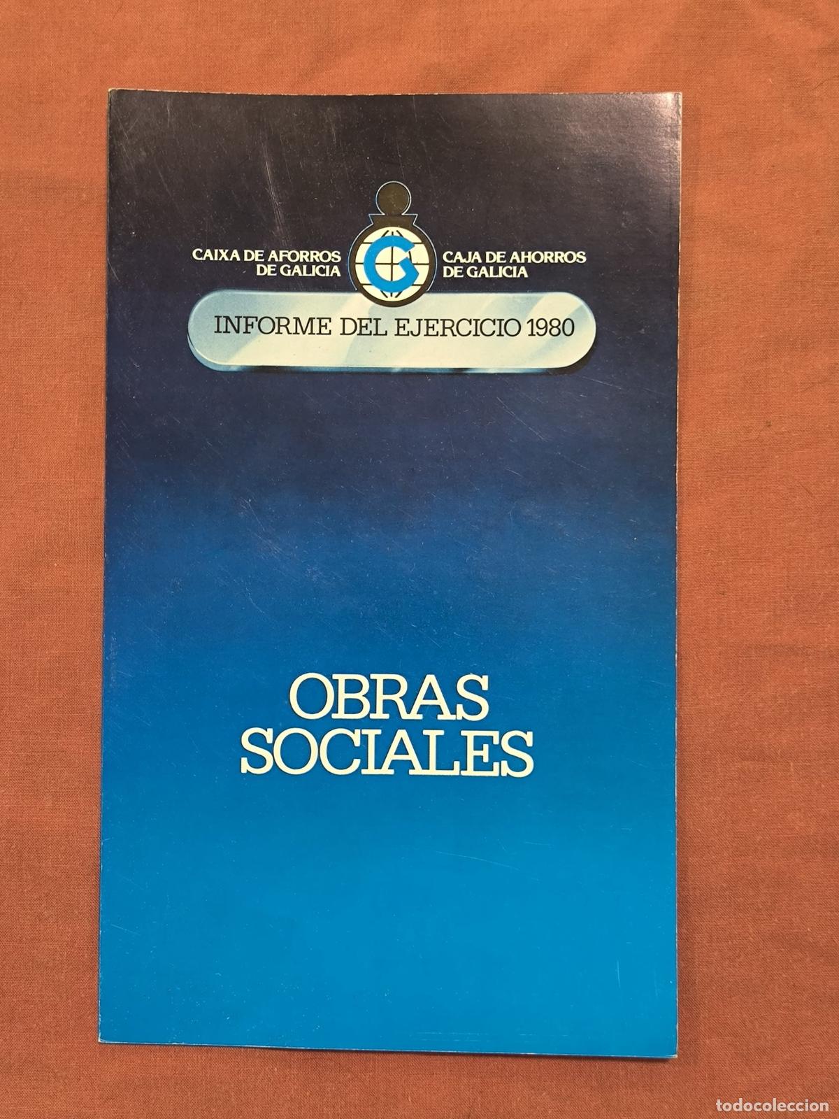 Catalogues publicitaires: Folleto Caja de Ahorros de Galicia 1980 Obras Sociales &ndash; Memorabilia Bancaria